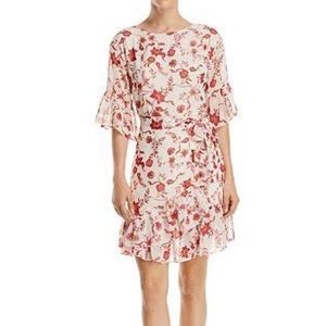 Rebecca Minkoff Printed Shift Dress With Wrap Skirt